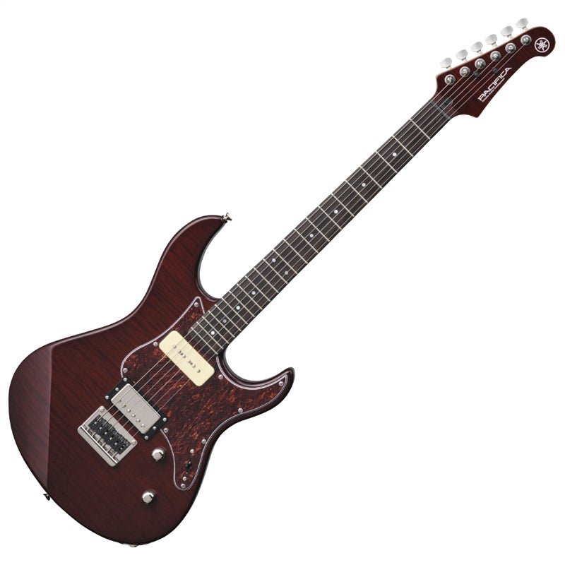 Yamaha PAC611HFM Pacifica 6 String Electric Guitar Rosewood HH Root Beer