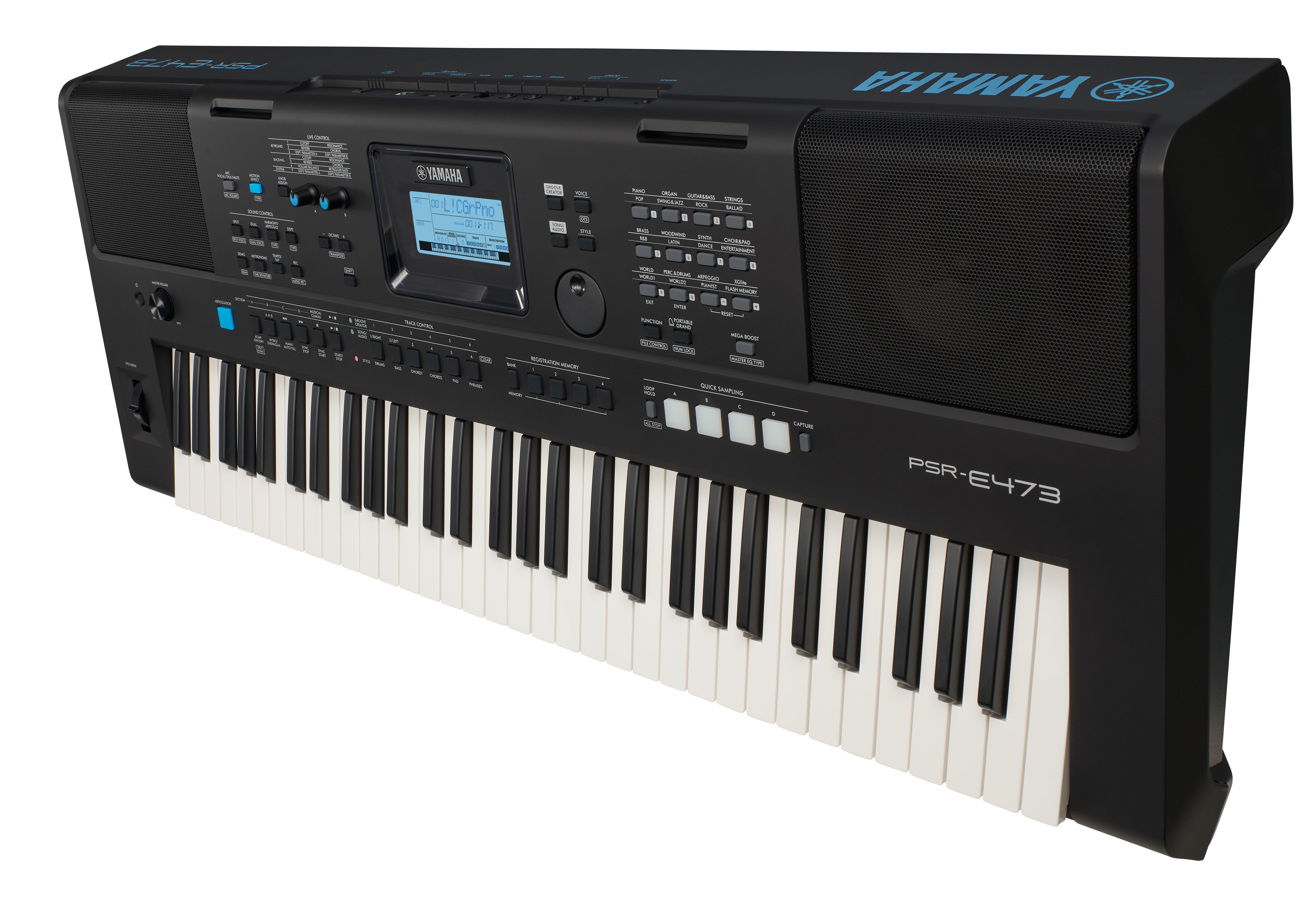 Yamaha PSR-E473 61-key Portable Arranger Keyboard | Music Works