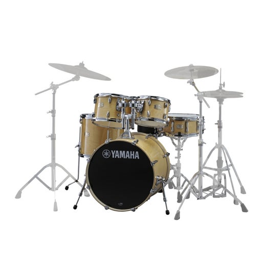 Yamaha Sbp0f5nw Stage Custom Fusion Birch 5 Piece Drum Kit Shell Pack 10/12/14f/20/14s Natural