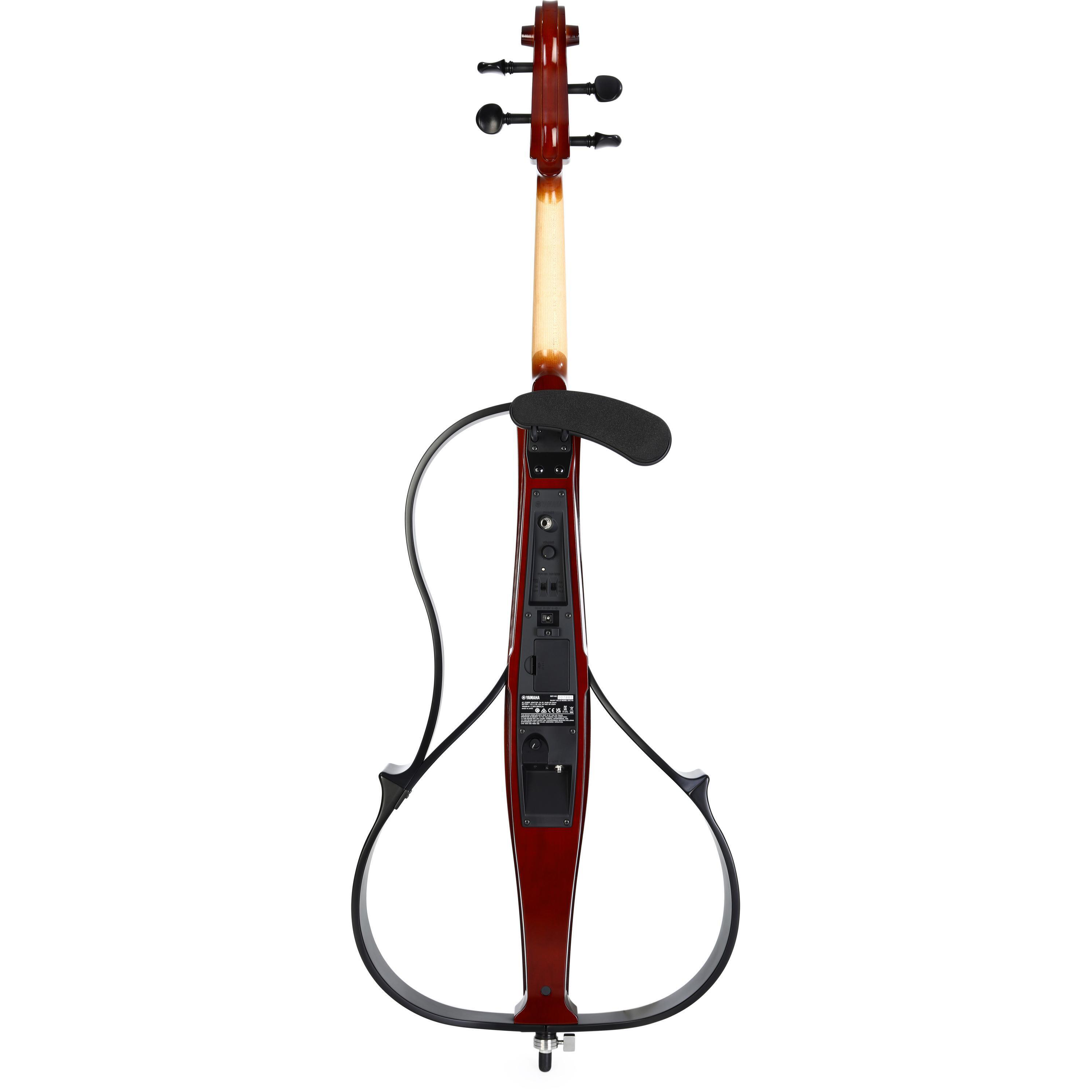 Yamaha Silent Series SVC-110 Electric Cello - Brown | Music Works