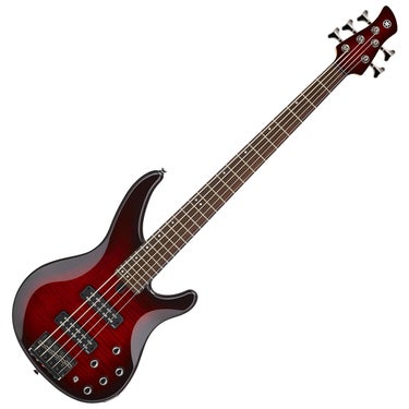 Yamaha TRBX605FM 5-String Electric Bass Guitar - Dark Red Burst