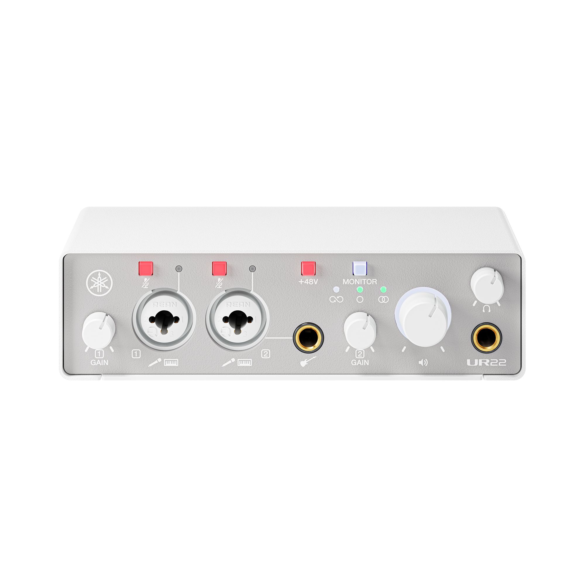 Yamaha UR22-MK3 USB-C Audio Interface with Software Suite - White