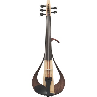 Yamaha YEV105 5-string Electric Violin with Maple/Mahogany/Spruce/Walnut Body, Maple Neck, Ebony Fingerboard, and Piezo Pickup System - Natural