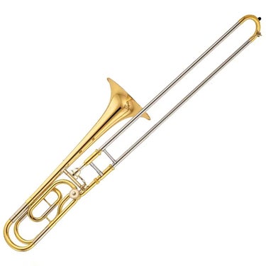 Yamaha YSL456A Professional Bb/F Tenor Trombone with Medium Large Bore and Clear Lacquer Finish