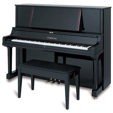 Yamaha YUS5-PE Professional Upright Piano, 131 Cm Polished Ebony